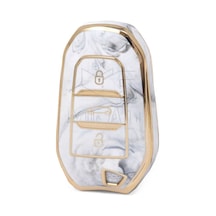 Gma Keys Lüx Peugeot 208 308 508 2008 3008 5008 Rifter Mermer Desenli Nano Anahtar Koruma Kılıfı