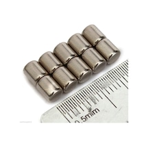 Dünya Magnet 150 Adet, Güçlü Neodyum Mıknatıs, Yuvarlak Magnet, 5x5 Mm