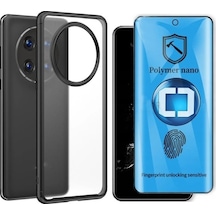 Vendas Xiaomi Mi 14 Ultra Kılıf Zore Volks Kapak + Polymer Nano Ekran Koruyucu Siyah