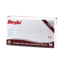 Beybi Pudrasız Lateks Eldiveni 100 Lü Paket M
