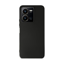 Vivo Y35 Uyumlu Kılıf First Silikon - Siyah