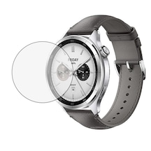 Microcase Xiaomi Watch S4 İçin Tam Kaplayan Kavisli Ekran Koruyucu 3d Pet Film - Siyah Al3385