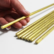 Pirinç Çubuk Içi Dolu Yuvarlak Mil Saf 2-3-4-5-6-7-8-9-10+ Mm 443061686