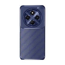 Redmi 14c Kılıf Auto Focus Karbon Kapak - Lacivert Bz8683140815356