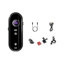Çok Fonksiyonlu Kamera 1080p Hd Kamera Wıfı Cep Telefonu Ara Bağlantısı Black Cycling Kit Black Cycling Kit Siyah
