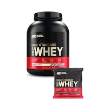 100% Whey Gold Standard Kurabiye Ve Krema Aromalı 2.27kg 71 Servis Yüksek Protein Tozu - 100% Whey Gold Standard Çikolata Aromalı Şase 31g 1 Servis çikolata
