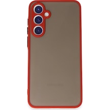 Newface - 174 - Samsung Galaxy S23 Kılıf Montreal Silikon Kapak - Edntrend - - Kırmızı