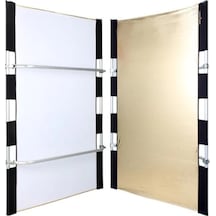 Peri Bounce 1.1 x 1.7 M Butterfly Yansıtıcı Reflektör Paneli Beyaz - Altın