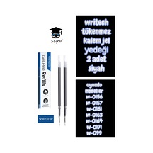 Writech Tükenmez Kalem Jel Yedeği 2 Adet Siyah Model W-0156 W-0157 W-0161 W-0163 W-0164 W-0171 W-099 Diğer