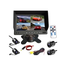 Twogo Go-3344 Full Hd Okul Taşıt Seti 4 Kamera Ve 1 Monitör