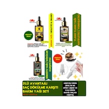 Amazeus 3'lü Bitkisel Yağ Seti/ Biberiye, Argan, Ylang 2x20 Ml %100 Saf Ve Doğal Hediyeli Ürün