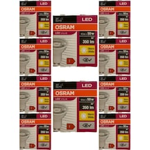 Osram 4.5w 50w 3000k Sarı Işık Gu10 Duylu Par16 Led Spot 10 Adet