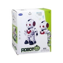 Pilli Kumadali Robot Kirmizi 00013624