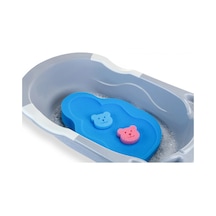 Babyjem Bebek Küvet İçi Sünger + Yıkama Süngeri Mavi