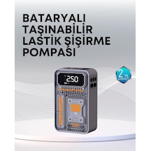 150 Psı Kablosuz Dijital Ekranlı Taşınabilir Araç Lastik Pompası 1 Adet
