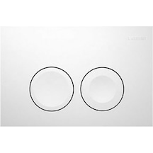 Geberit Delta25 115.125.11.5 Kumanda Paneli Çift Basmalı Beyaz