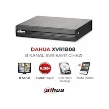 Xvr1b08 8 Kanal Güvenlik Kamerası Kayıt Cihazı Dvr H.265+ Hdmı Vga Uzaktan İzleme