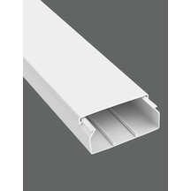 Mutlusan 100X40 Mm Kablo Kanalı Priz Takılır Beyaz 24 Metre Koli