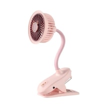 Taşınabilir Mini Klips Bebek Arabası Fanı, Fan Elektrikli Soğutma Hava Sirkülatöründe 360 Derece Dönebilen Klips