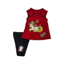 Cebeciticaret Kız Bebek Ikili Takım Şortlu Kırmızı (498851359)