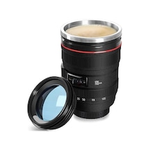 Objektif Kupa Lens Kupa Kahve Ve Çay İçin Termos Kupa Fotoğraf Tutkunları İçin Dekoratif Hediye Cam Kapak