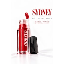 Matte Liqiud Lipstick Sydney Kırmızı, Flawless Matlık, Kalıcı Etki, Bulaşmayan Formül, Modern Mat Bitiş Red