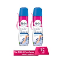 Veet Smooth & Fresh Hassas Ciltler için Tüy Dökücü Krem Sprey 2 x 150 ML