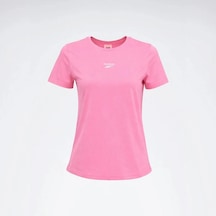 Reebok Lc 6082 New Id Class Reg Tee 0 Yaka Kadin Tshirt - Pembe