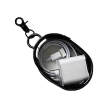 Siyah Şarj Kablosu Saklama Çantası Toz Geçirmez Su Geçirmez Şeffaf Veri Hattı Adaptörü Kulaklık Açık Laptop Çanta & Kılıf 56842266