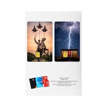 Atatürk Heykel Ve Anıtkabir Temalı 2'li Kart Kaplama Sticker, Çipli Banka/atm Kartlara Uyumlu Standart