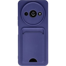 Newface - 21 - Xiaomi Redmi A3 4g Kılıf Kelvin Kartvizitli Silikon - Edntrend - - Lacivert