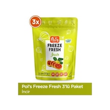 Pol's Freeze Fresh İncir 3 Adet X 20 G Dondurularak Kurutulmuş Meyve 20 G