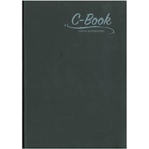 Gıpta Defter C Book Dikişli Pp. Kapak A4 60 Yp Çizgili Siyah