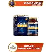 Nutraxin Vitamin Max C D Zinc 60 Tablet - Zaman Salınımlı