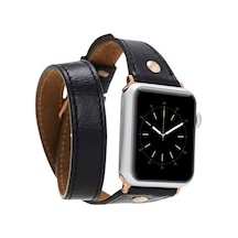 Bouletta Watch Uyumlu Deri Kordon 42-44-45Mm Slim Double To (528327035)