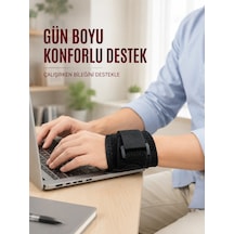 Trendexa Mey İthalat Cırtlı Bilek Destek Bandı Ayarlanabilir Spor Ve Günlük Kullanım Bilekliği