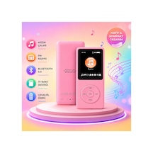 8gb Dahili Hafızalı Bluetoothlu Mp3-mp4 Çalar Fm Radio Dahili Hoparlör Ekranlı Müzik Çalar