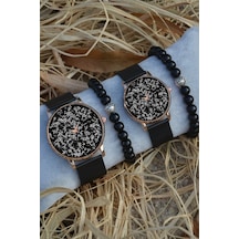 Çift Saatleri Sevgili Saatleri Anlamsız Sayılar Çift Kol Saatleri Siyah