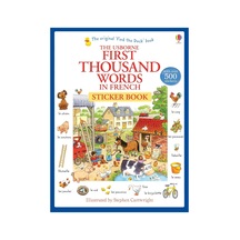 First Thousand Words in French Sticker Book