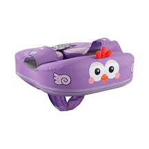 Honmex Mambobaby Kasıksız Şişme Bebek Koltuk Altı Yüzme Simidi İnci Pamuklu Astar + Yumuşak Pu Dış Katman 8-36 Aylık Bebekler İçin Uygundur Mor Kuş B505241