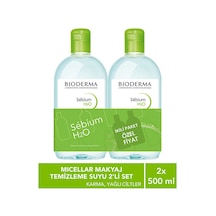 Bioderma Sebium H2o Yüz Ve Makyaj Temizleme Suyu 2 X 500 Ml