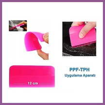 Bezos Ppf/tph Silikon Çekçek Ragle Cam Filmi Çekme Uygulama Aparatı Pembe 12x7.5cm Rengaren