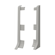 Linela Pvc Süpürgelik Gri - Lnl414 Bitiş Kapağı Aksesuarı 1 Paket - 2 Adet