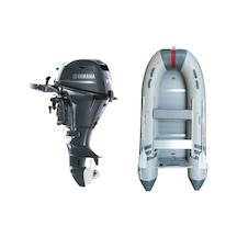 Marinport 4.30 Ahşap Taban Şişme Bot + Yamaha 15 Hp Deniz Motoru