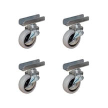 Furç Uzun-sunta Bilyalı Teker Frenli - 20x50 - Gri - 18mm Hks185 - 4 Adet Hmngoxxtptprp Diğer