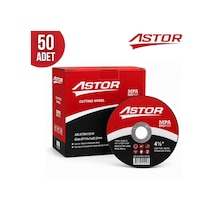 Astor Metal Kesici Taş 115x1x22.2 Mm İnox Kesmetaşı - 50 Adet
