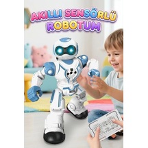 Usb Şarjlı Dans Eden Robot 16 Fonksiyonlu Ses Ve Işıklı Programlanabilir Jest Kontrollü Akıllı Robot