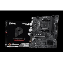 Msı Mb Pro B550m-b Am4 Ddr4 4600 Oc Hdmı Dp 2x M.2 Usb 5gbps Matx