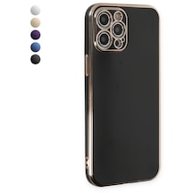 İphone 12 Pro Max Kılıf Luxury Seri Kamera Korumalı Silikon Kapak