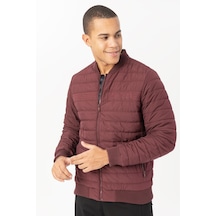 Maraton Sportswear Regular Erkek Hakim Yaka Takma Kol Outdoor Bordo Mont 21741-bordo Bordo